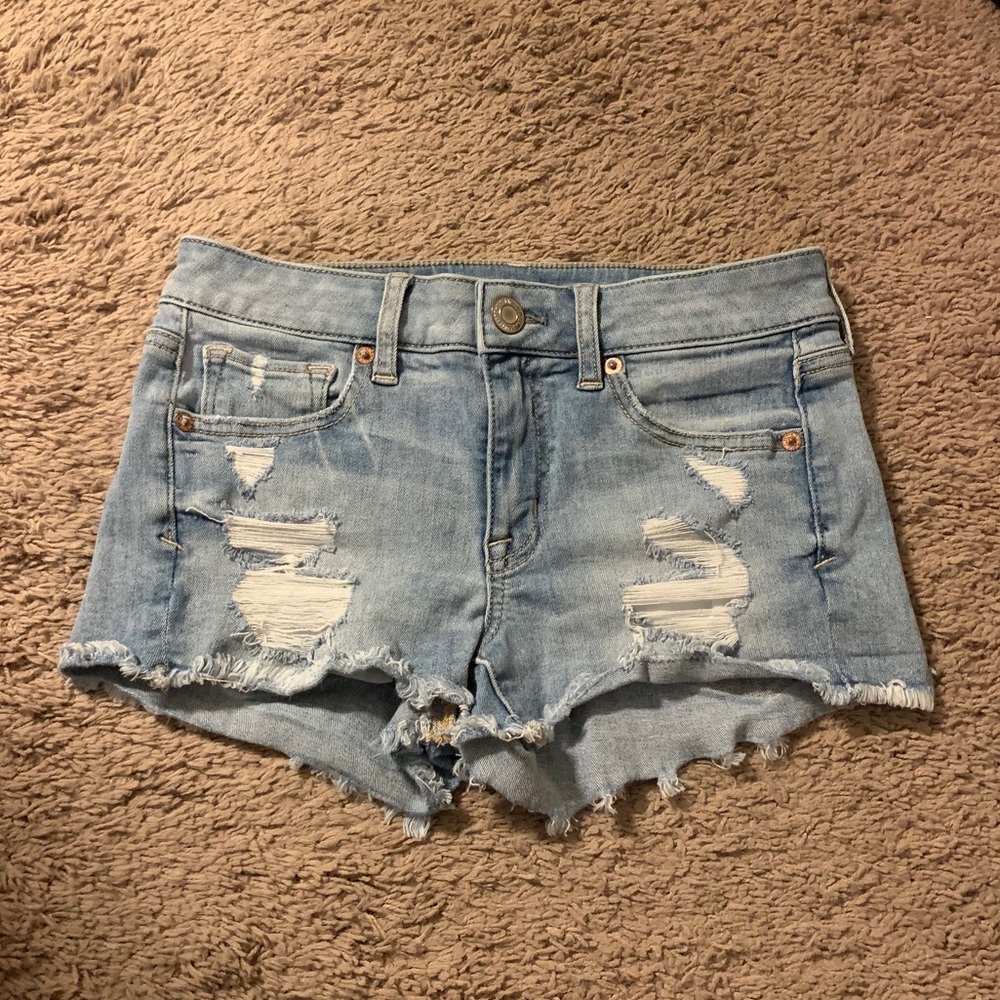 American eagle jean shorts